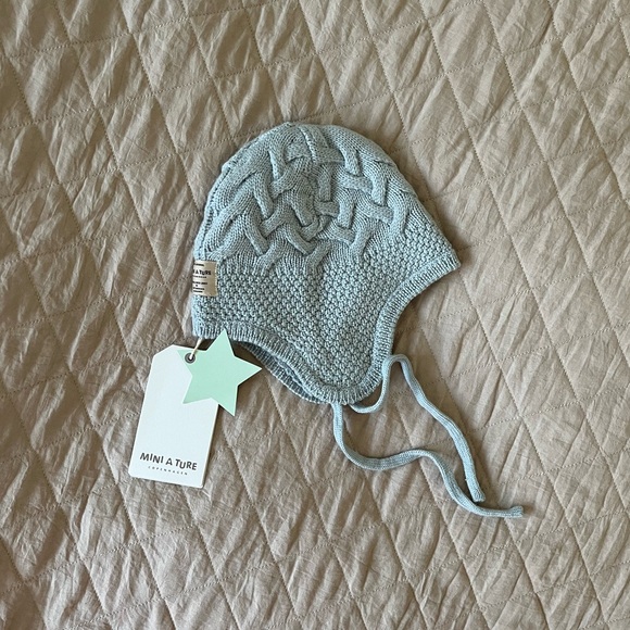 Merino Wool Baby Hat - Mini a Ture 0-6 m - Picture 5 of 5